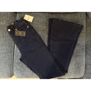 Forever 21 Curved Fit High Rise Flare Jeans